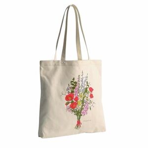 Vera Bradley Bouquet No.3 Woodlark Cotton Tote Bag NWT